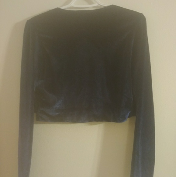 Blue Velvet Blazer - Picture 5 of 5